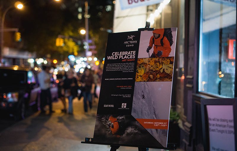 Arc’teryx Pop-Up Gallery Benefits Forests