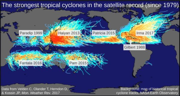 Does global warming make tropical cyclones stronger?